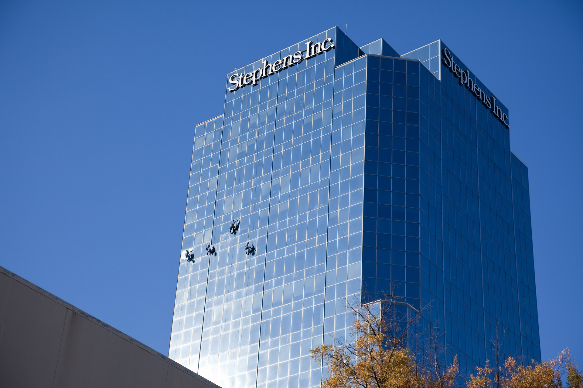 Fall Cleaning at the Stephens Building, Little Rock, Arkansas